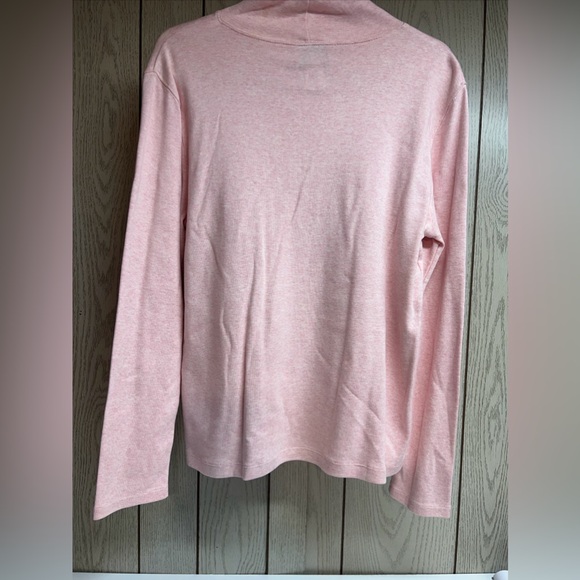 Vintage Pendleton Sweater Womens S Medium Pink Heather Soft Turtleneck Long Neck - Picture 3 of 7